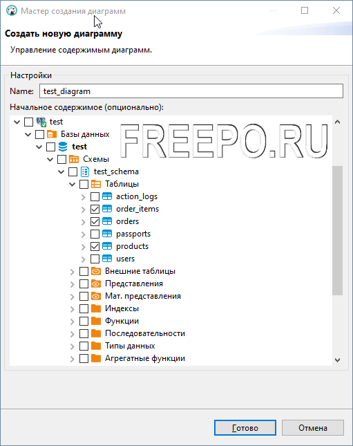 dbeaver create limit diagram