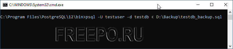 postgres psql command