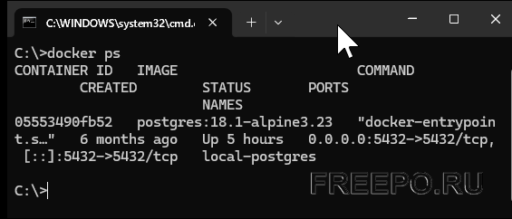 docker cli cmd
